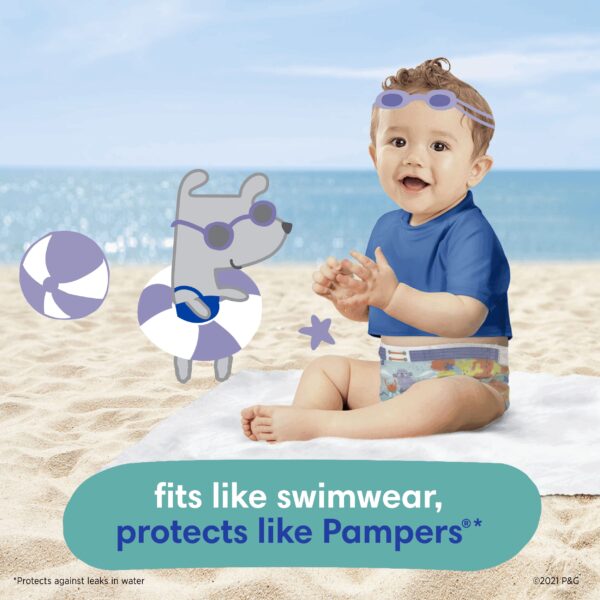 Pampers Splashers, Size 4-5, 9-15 kg, Carry Pack, 11 Swim Diapers - Image 2