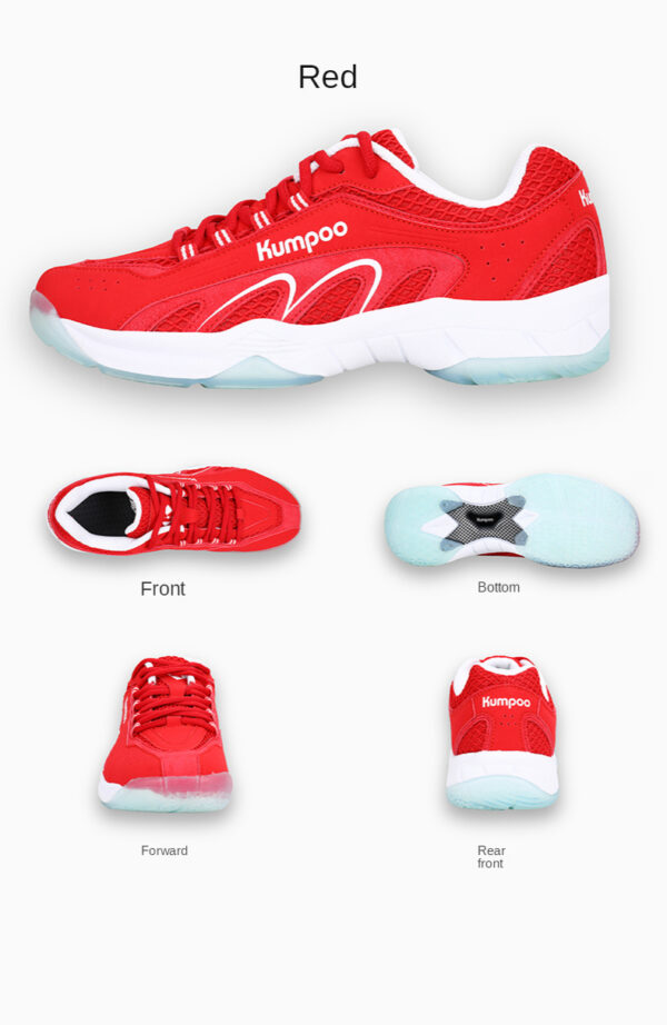 Kumpoo KH-E25 Indoor Court Shoes- Red - Image 3