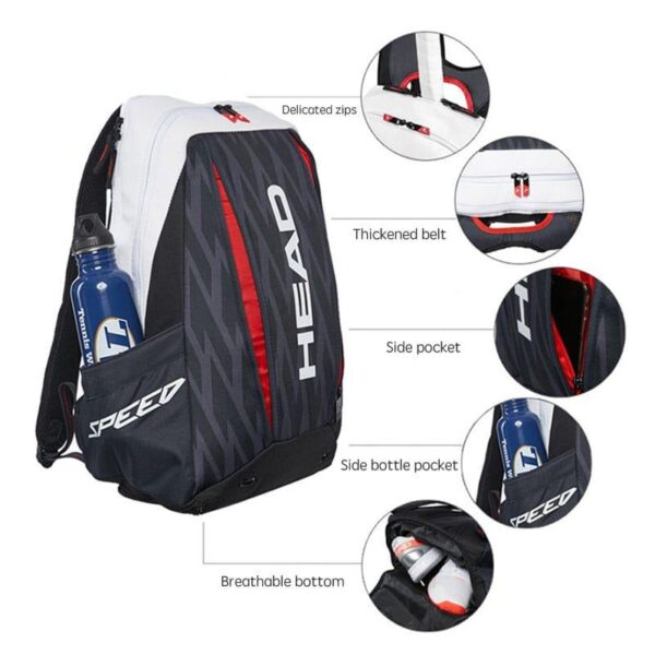 HEAD MultiPurpose Racket Bag For Badminton,Squash,Tennis