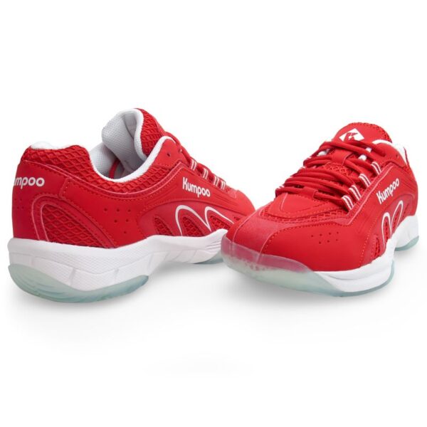 Kumpoo KH-E25 Indoor Court Shoes- Red - Image 4