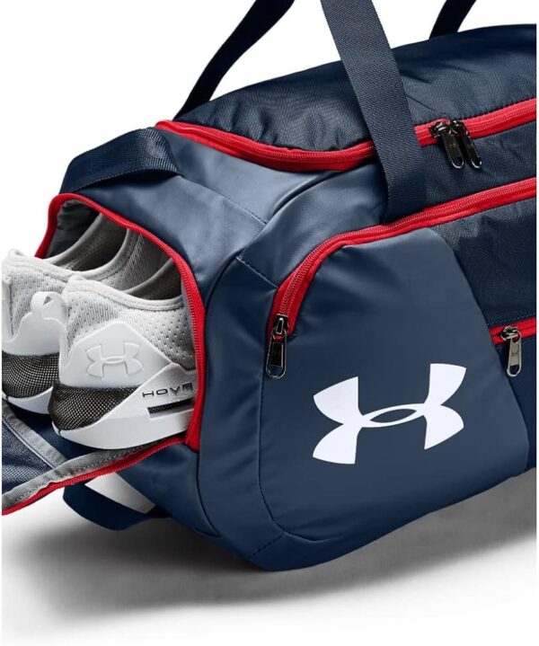 Under Armour Undeniable 4.0 Gym Bag - Blue/Red - Image 3