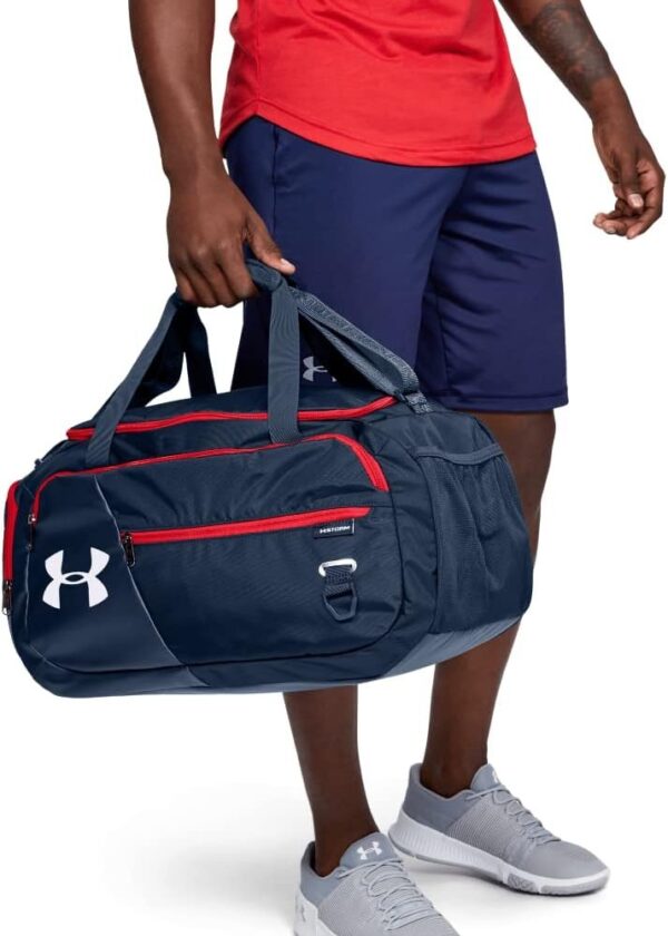 Under Armour Undeniable 4.0 Gym Bag - Blue/Red - Image 2