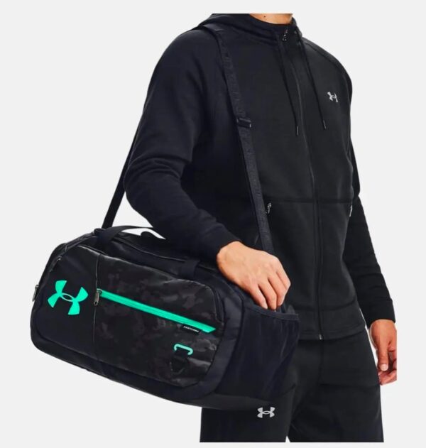 Under Armour Undeniable 4.0 Gym Duffle Bag - Black/Camo/Sea Green