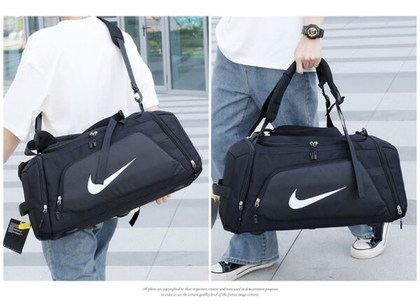 Nike Brasilia Gym Duffel Bags - Black - Image 2