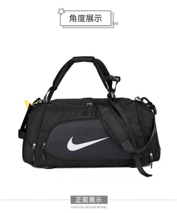 Nike Brasilia Gym Duffel Bags - Black - Image 3