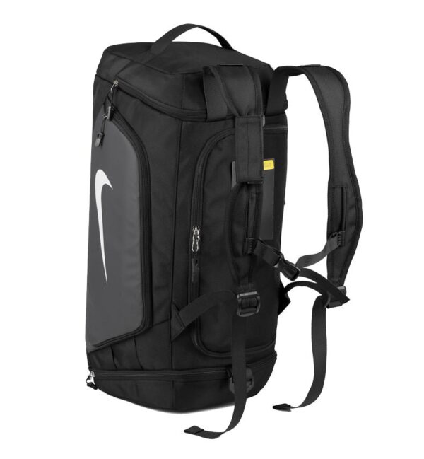 Nike Brasilia Gym Duffel Bags - Black/Grey - Image 3