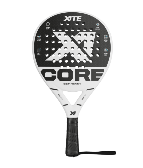 X1TE Core Padel Racket - White - Image 3