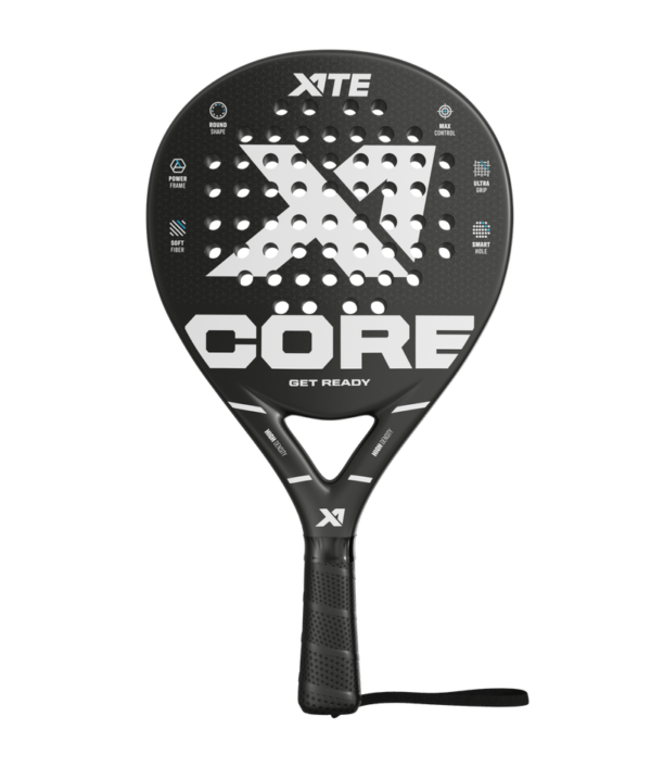 X1TE Core Padel Racket - Black - Image 4