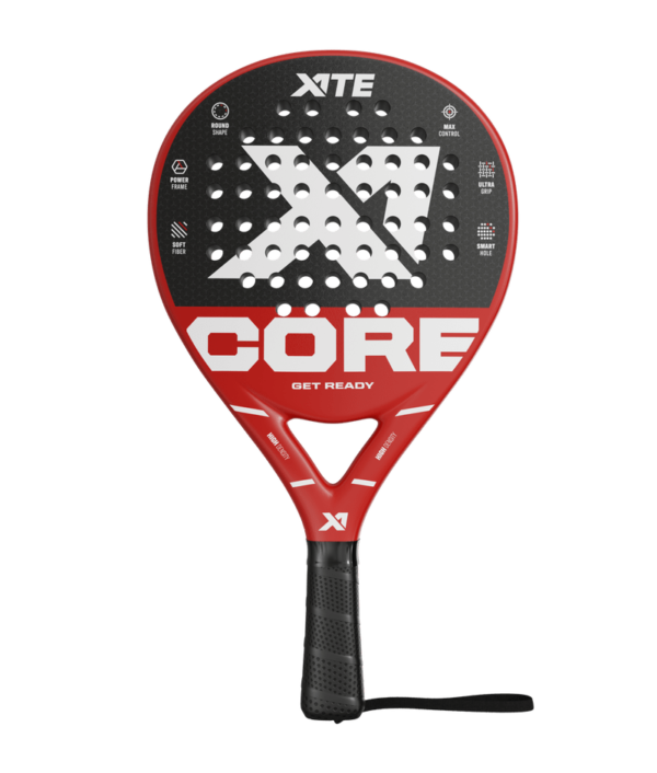 X1TE Core Padel Racket - Red - Image 4