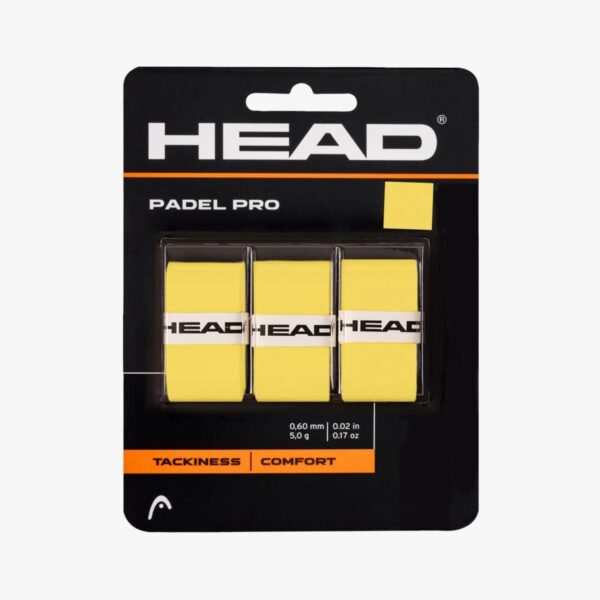 Head Padel Pro Over Grip (Pack Of 3)/ Yellow