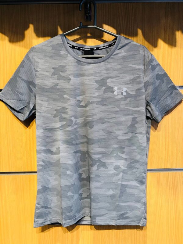 Under Armour Men's Camo Dri-Fit T-Shirt (Grey-Camo) Imported - Image 5