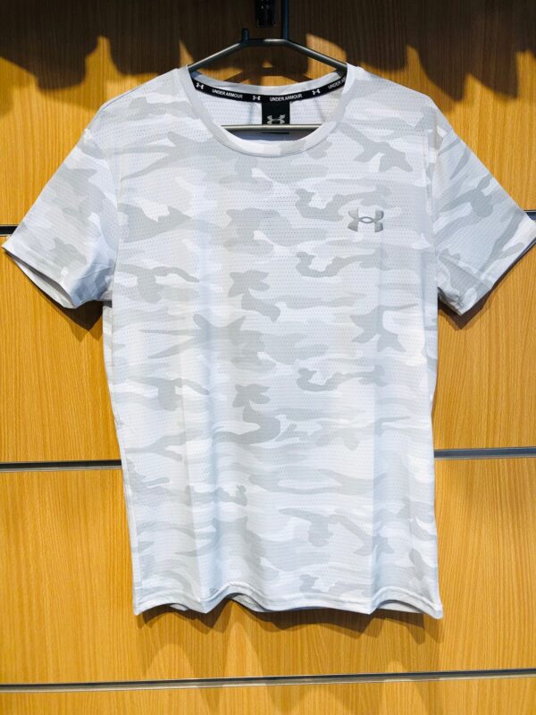 Under-Armour Men's Camo Dri-Fit T-Shirt (White-Camo) Imported - Image 4