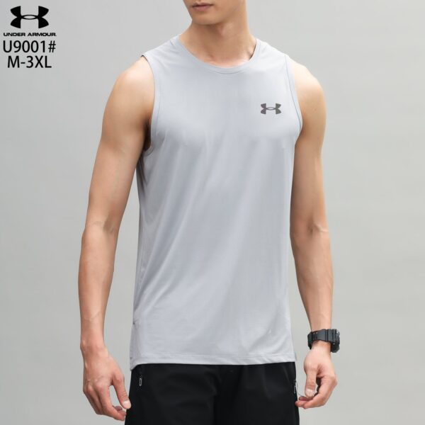 Men's UA Imported Sando HeatGear Sleeveless - Grey