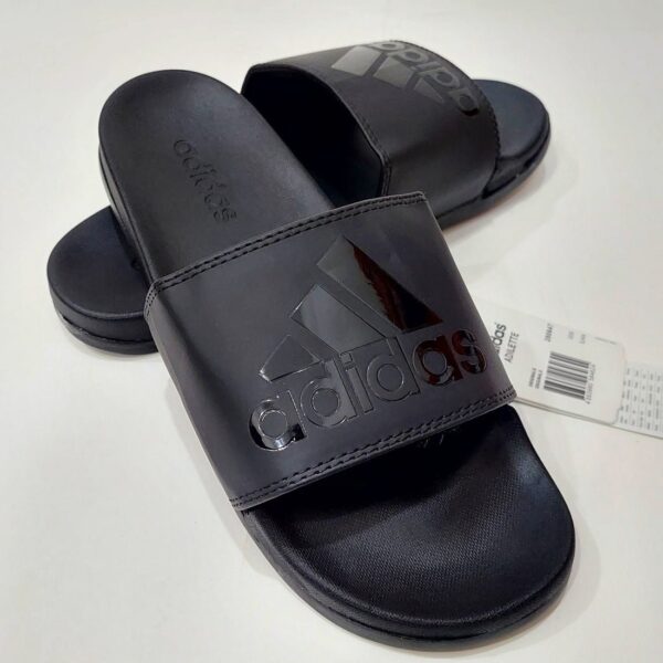 Adidas logo slides/slipper Black/Black