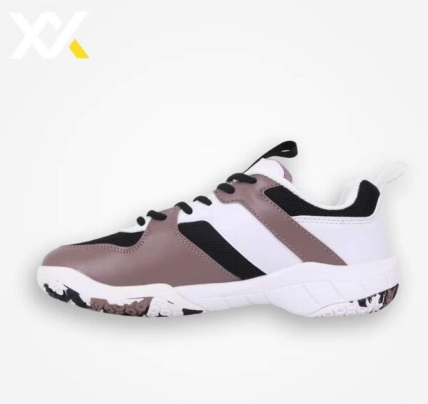 Maxx Badminton Shoes UVO BLAST 4 - (White-Brown)