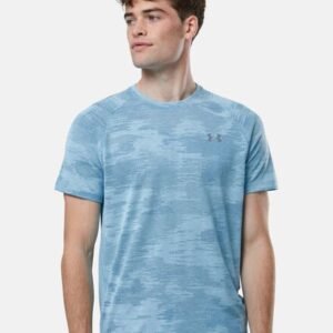 Under-Armour Men's Camo Dri-Fit T-Shirt (Blue-Camo) Imported
