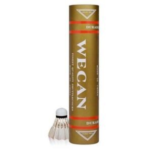 WECAN PACK OF 12 - Feather Badminton Shuttlecock