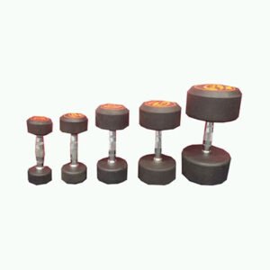 Slim Line 1-30KG Pair Hex Dumbbell Rubber Coated
