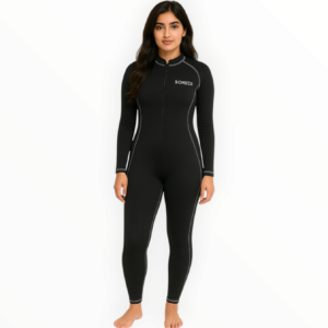 Sonecs One Piece Swim-Suit Grey/Black